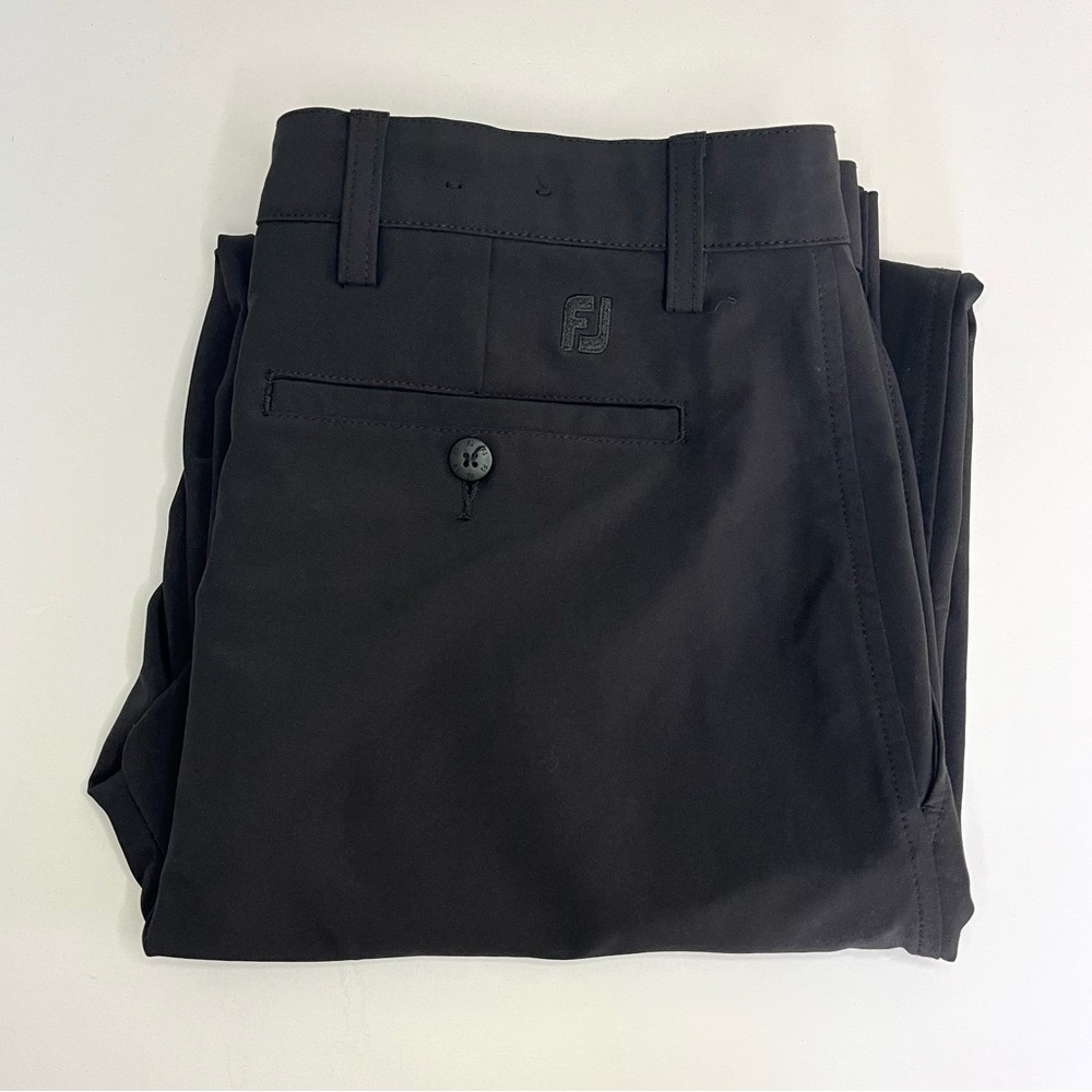 Footjoy FJ Performance Golf Pants Mens Size 32x32 Black Athletic Fit 5-Pocket
